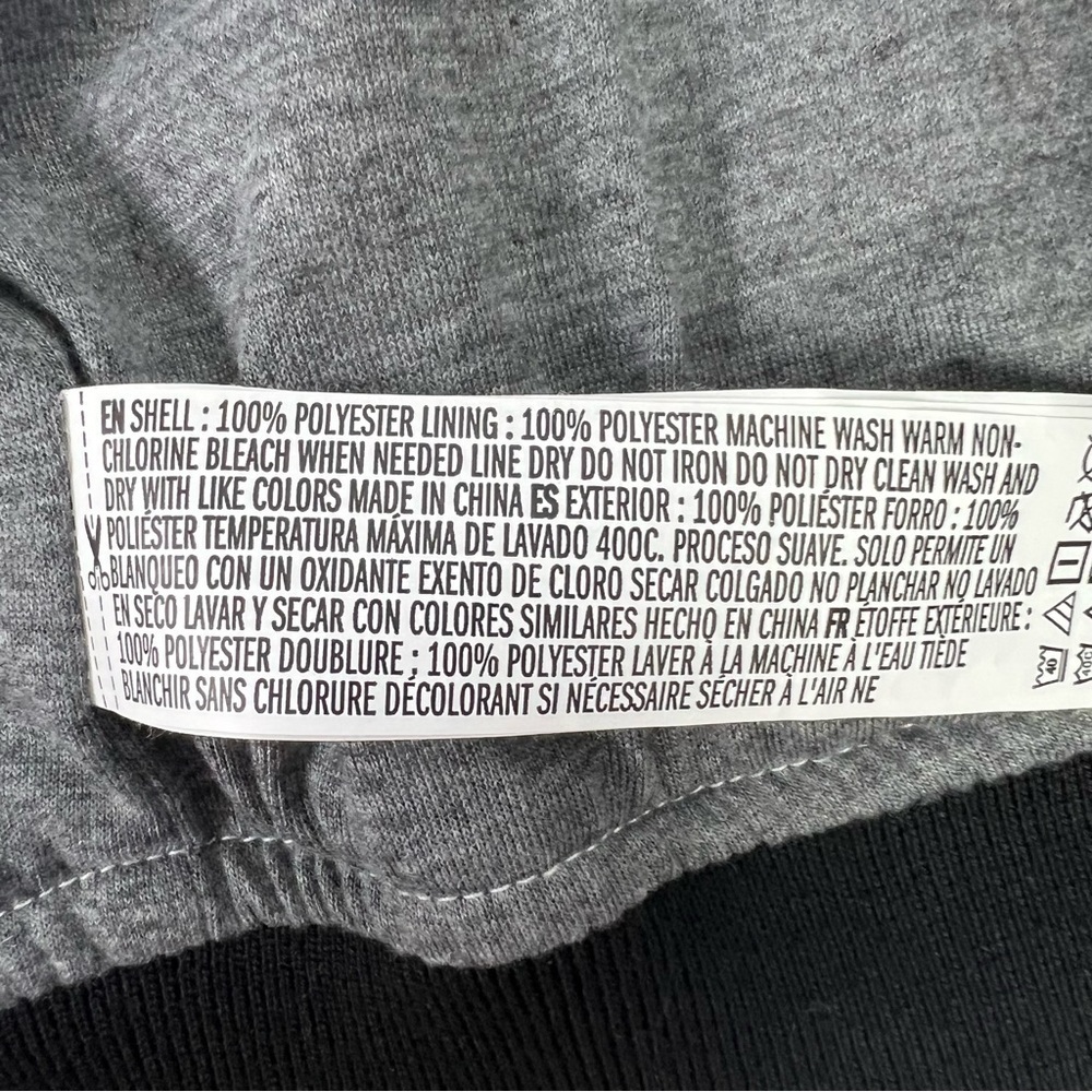 21 Men’s Full Zip Lightweight Jacket Sz Medium White Drawstring Hood W/Hide Zip - Picture 7 of 11